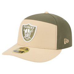 Las Vegas Raiders New Era Two-Tone Color Pack Split Panel 59FIFTY Fitted Hat