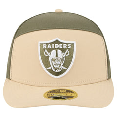 Las Vegas Raiders New Era Two-Tone Color Pack Split Panel 59FIFTY Fitted Hat