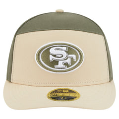 San Francisco 49ers New Era Two-Tone Color Pack Split Panel 59FIFTY Fitted Hat