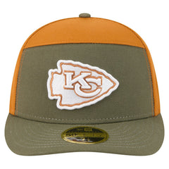 Kansas City Chiefs New Era Two-Tone Color Pack Split Panel 59FIFTY Fitted Hat