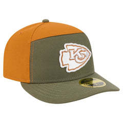 Kansas City Chiefs New Era Two-Tone Color Pack Split Panel 59FIFTY Fitted Hat