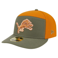 Detroit Lions New Era Two-Tone Color Pack Split Panel 59FIFTY Fitted Hat