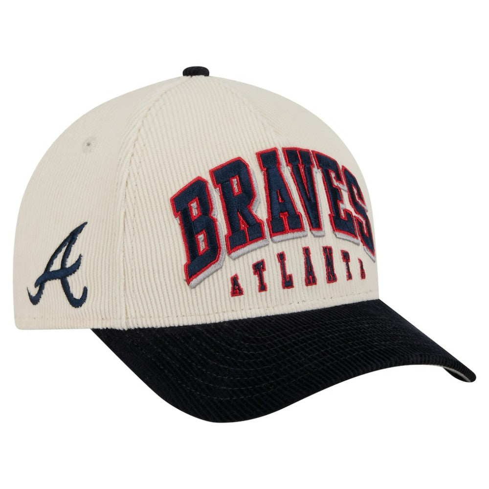 Atlanta Braves New Era Sided Corduroy 9FORTY A-Frame Adjustable Hat | MLB Near me