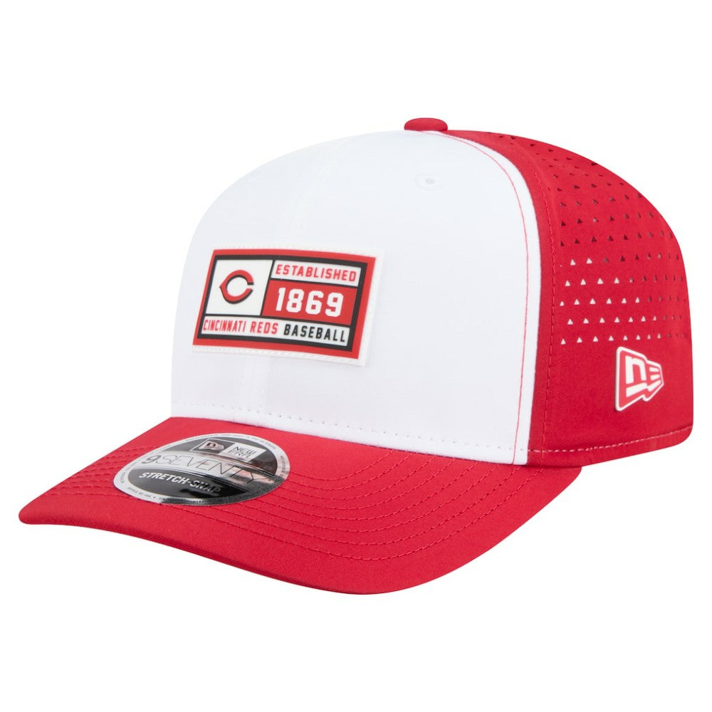 Cincinnati Reds New Era Established Patch 9SEVENTY Adjustable Hat | MLB Discount