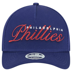 Philadelphia Phillies New Era Women's Metallic A-Frame 9FORTY Adjustable Hat | MLB Outlet
