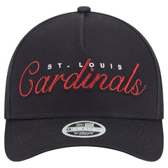 St. Louis Cardinals New Era Women's Metallic A-Frame 9FORTY Adjustable Hat | MLB US