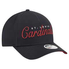 St. Louis Cardinals New Era Women's Metallic A-Frame 9FORTY Adjustable Hat | MLB US