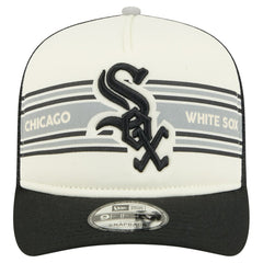 Chicago White Sox New Era Banner A-Frame 9FIFTY Trucker Snapback Hat | MLB Discount
