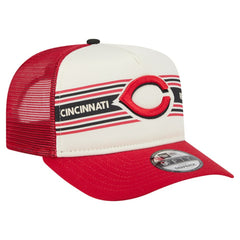 Cincinnati Reds New Era Banner A-Frame 9FIFTY Trucker Snapback Hat | MLB Near me