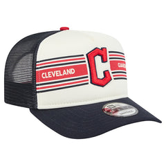 Cleveland Guardians New Era Banner A-Frame 9FIFTY Trucker Snapback Hat | MLB For sale