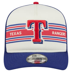 Texas Rangers New Era Banner A-Frame 9FIFTY Trucker Snapback Hat | MLB Shop