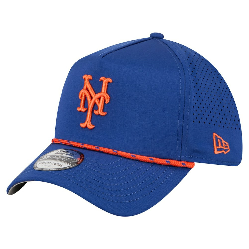 New York Mets New Era 39THIRTY A-Frame Perforated Flex Hat | MLB For sale