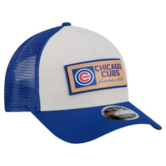 Chicago Cubs New Era Text A-Frame Trucker 9FORTY Hat | MLB Online