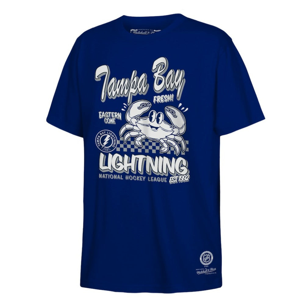 Tampa Bay Lightning Mitchell & Ness Youth Concession Stand T-Shirt On Sale