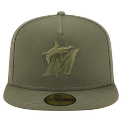 Miami Marlins New Era Color Pack A-Frame 59FIFTY Fitted Hat | MLB Discount