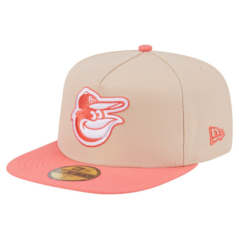 Baltimore Orioles New Era Two-Tone Color Pack A-Frame 59FIFTY Fitted Hat | MLB New