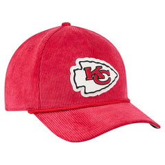Kansas City Chiefs New Era Cord Corduroy 9FORTY A-Frame Adjustable Hat
