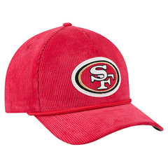 San Francisco 49ers New Era Cord Corduroy 9FORTY A-Frame Adjustable Hat