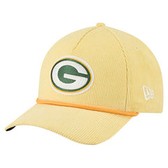 Green Bay Packers New Era Cord Corduroy 9FORTY A-Frame Adjustable Hat