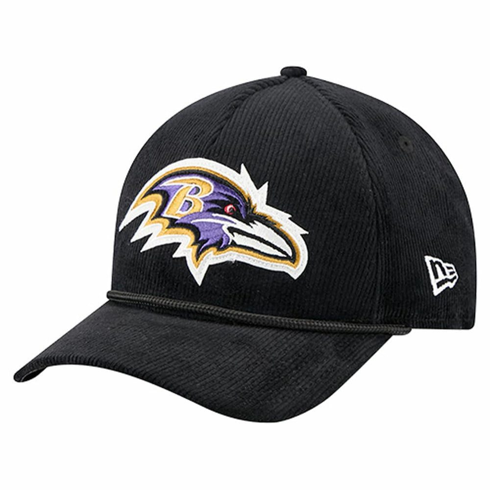 Baltimore Ravens New Era Cord Corduroy 9FORTY A-Frame Adjustable Hat