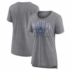 Toronto Maple Leafs Women's Reign Supreme Tri-Blend T-Shirt On Sale