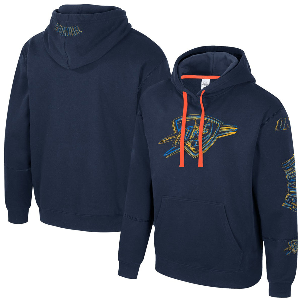 Oklahoma City Thunder Stadium Essentials Unisex Elementized Pullover Hoodie New