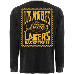 Los Angeles Lakers Sportiqe Men's Bono Long Sleeve T-Shirt Discount