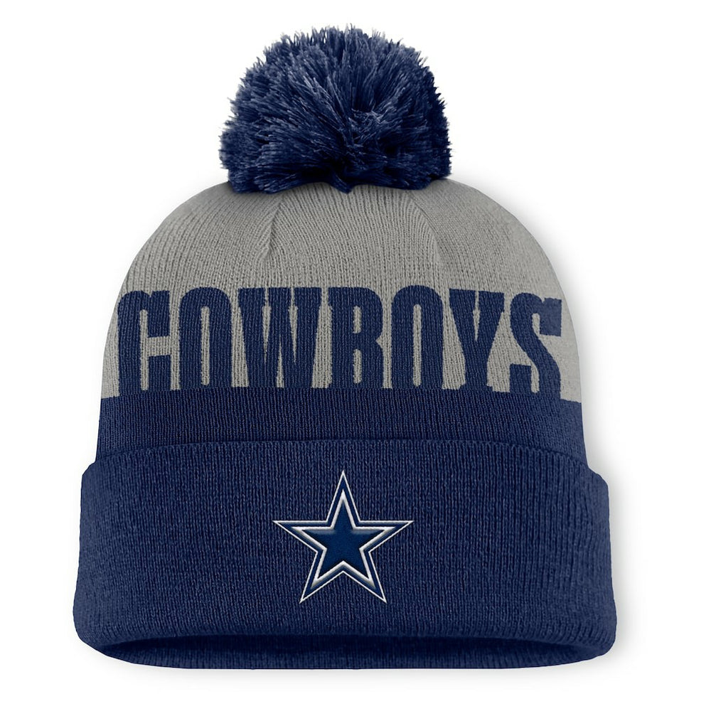 Dallas Cowboys Fanatics Punter Cuffed Knit Hat with Pom