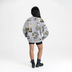 New Orleans Saints Gameday Couture Women's Always On Repeat Fleece Sweatshirt