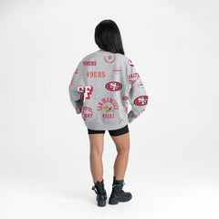 San Francisco 49ers Gameday Couture Women's Always On Repeat Fleece Sweatshirt