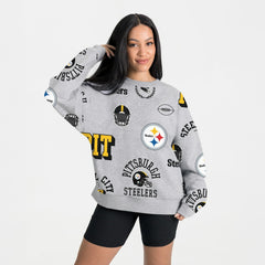 Pittsburgh Steelers Gameday Couture Women's Always On Repeat Fleece Sweatshirt