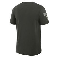 Dallas Cowboys Nike 2025 Salute to Service Sideline Slub Dri-FIT T-Shirt