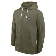 Dallas Cowboys Nike 2025 Salute to Service Sideline Standard Issue Dri-FIT Hoodie