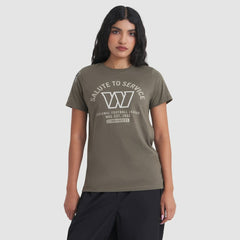 Washington Commanders Nike Women's 2025 Salute to Service Sideline T-Shirt