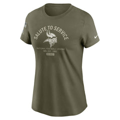 Minnesota Vikings Nike Women's 2025 Salute to Service Sideline T-Shirt