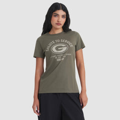 Green Bay Packers Nike Women's 2025 Salute to Service Sideline T-Shirt