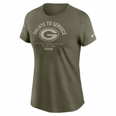 Green Bay Packers Nike Women's 2025 Salute to Service Sideline T-Shirt