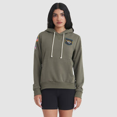 Jacksonville Jaguars Nike Women's 2025 Salute to Service Sideline Standard Issue Dri-FIT Hoodie