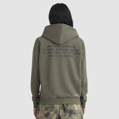 San Francisco 49ers Nike Women's 2025 Salute to Service Sideline Standard Issue Dri-FIT Hoodie
