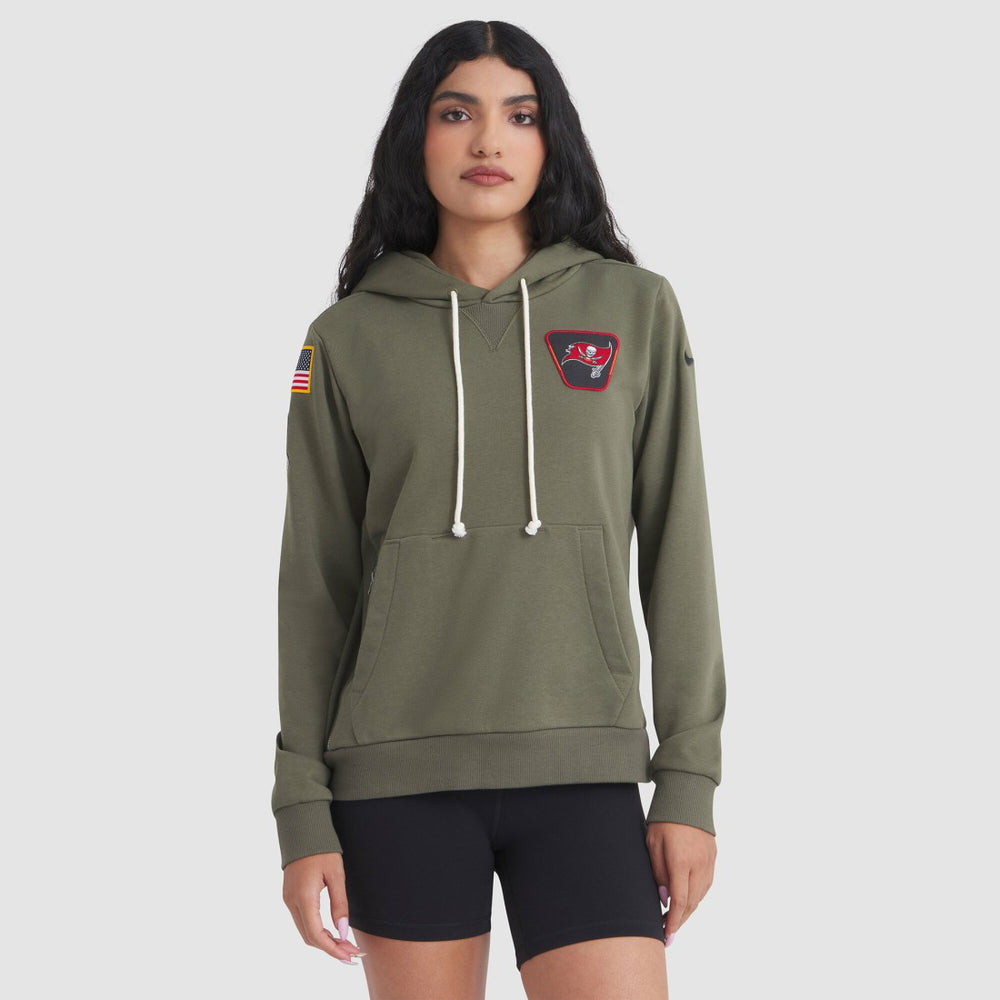 Tampa Bay Buccaneers Nike Women's 2025 Salute to Service Sideline Standard Issue Dri-FIT Hoodie