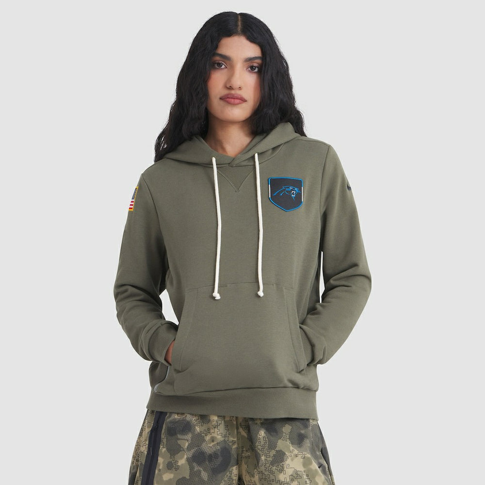 Carolina Panthers Nike Women's 2025 Salute to Service Sideline Standard Issue Dri-FIT Hoodie