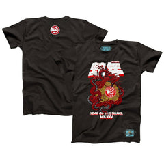 Atlanta Hawks NBALab x Hyperfly Unisex Year of the Snake Lunar New Year Collection T-Shirt For Sale