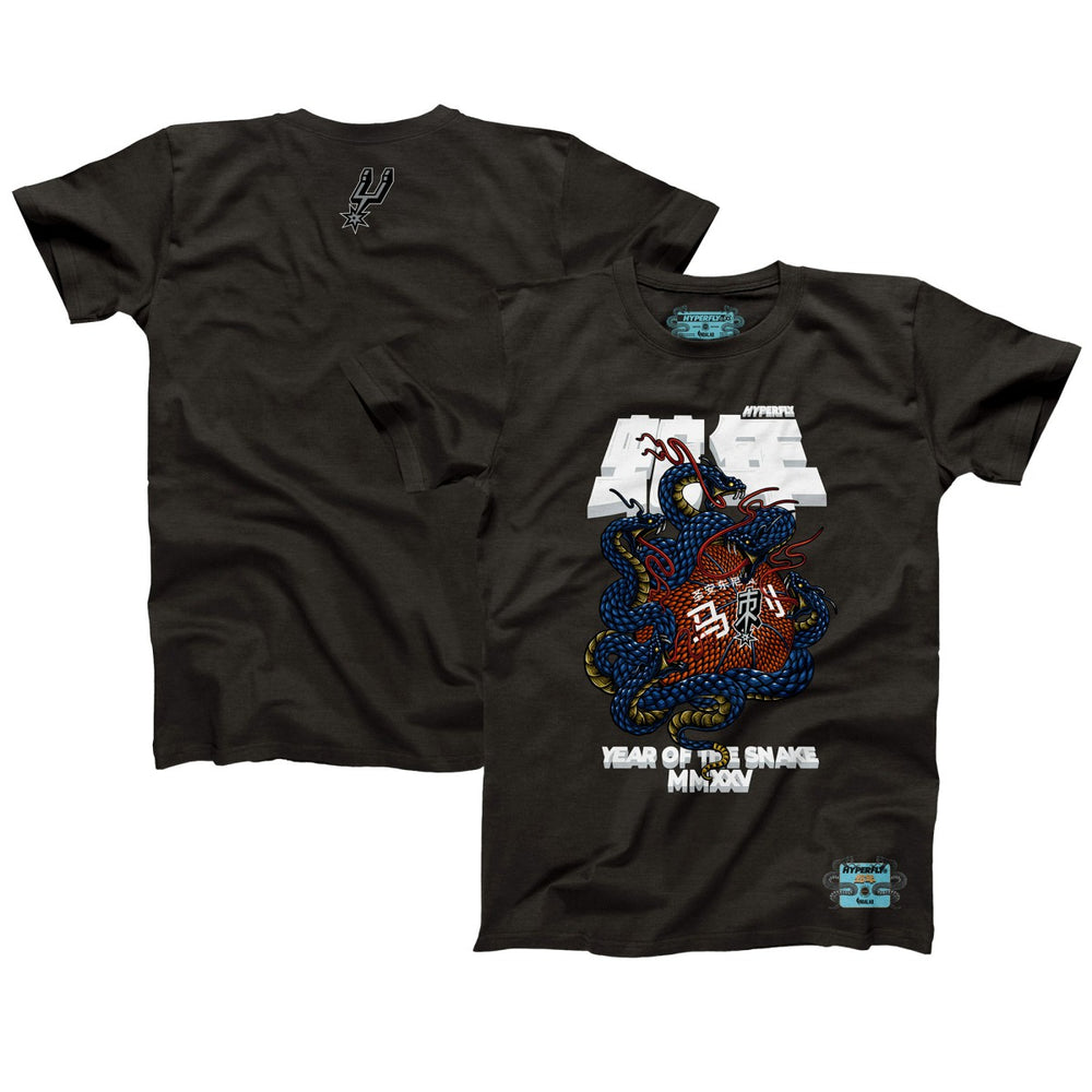 San Antonio Spurs NBALab x Hyperfly Unisex Year of the Snake Lunar New Year Collection T-Shirt New