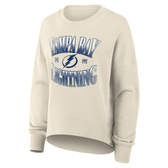 Tampa Bay Lightning Fanatics Women's Oversized Slice Pullover Sweatshirt Online