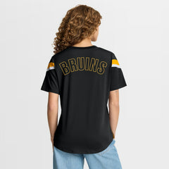 Boston Bruins Fanatics Women's Offside Athena T-Shirt Outlet