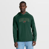 Minnesota Wild Fanatics Penalty Shot Long Sleeve Hoodie T-Shirt Outlet
