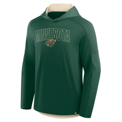 Minnesota Wild Fanatics Penalty Shot Long Sleeve Hoodie T-Shirt Outlet