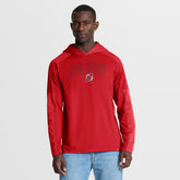 New Jersey Devils Fanatics Penalty Shot Long Sleeve Hoodie T-Shirt On Sale
