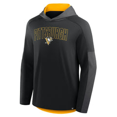 Pittsburgh Penguins Fanatics Penalty Shot Long Sleeve Hoodie T-Shirt Discount