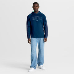Seattle Kraken Fanatics Penalty Shot Long Sleeve Hoodie T-Shirt Outlet